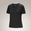 Lana merinould-T-shirt med korte ærmer til kvinder