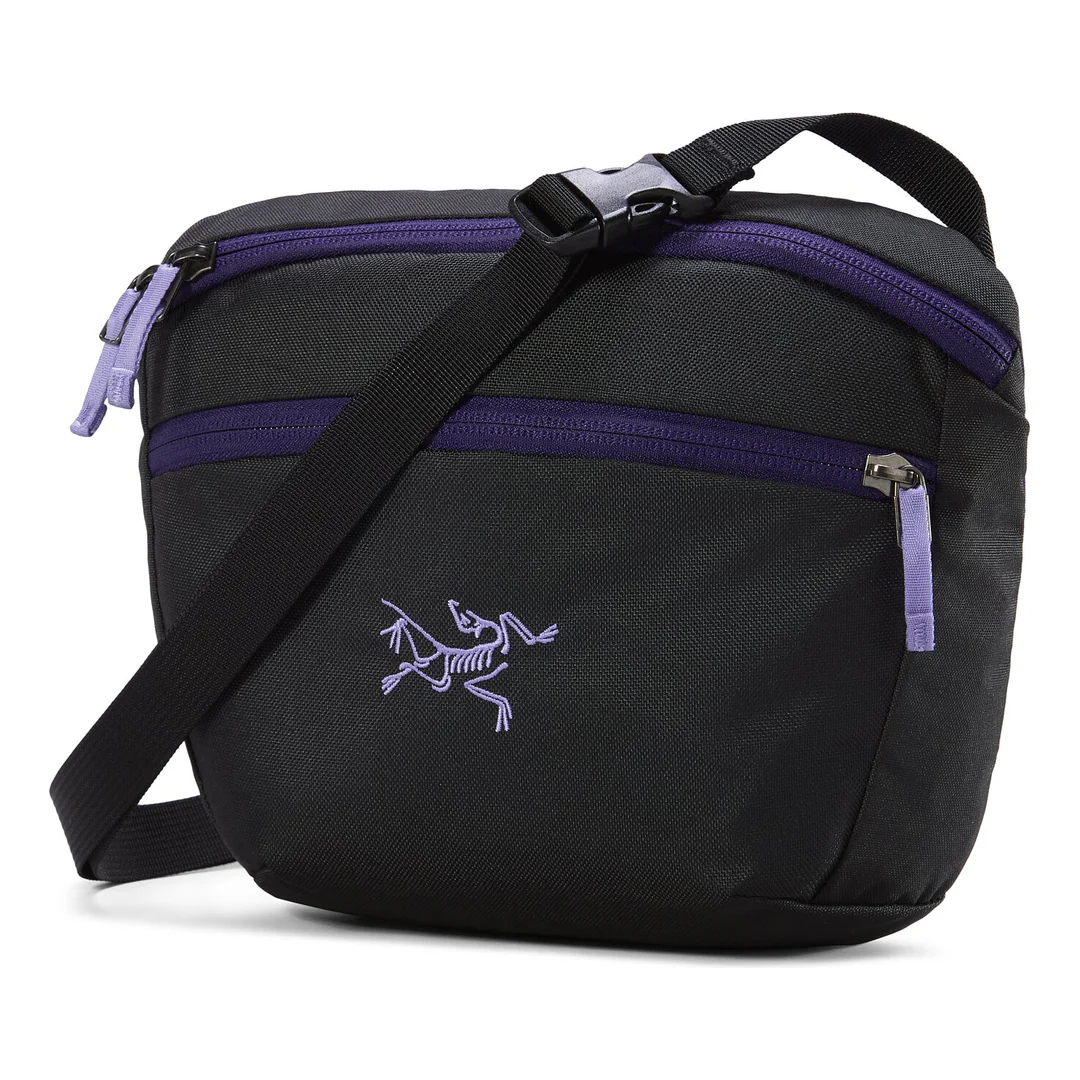 Mantis 2-taljehåndtaske "Black Purple"