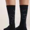 Merino-uld Mid Bird-strømper