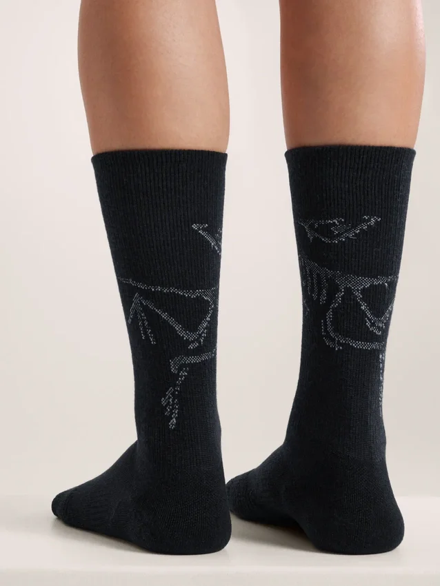 Merino-uld Mid Bird-strømper