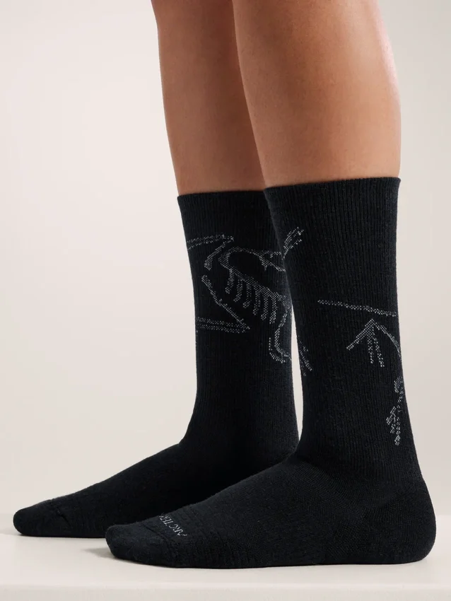 Merino-uld Mid Bird-strømper