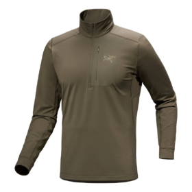 Rho LT Zip Neck Top "Grøn"