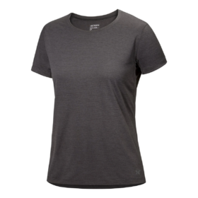 Taema T-shirt med rund hals "Sort"